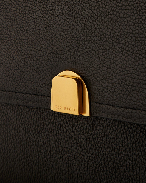 IMILILY-Bags-Lock Detail Large Shoulder Bag- Ted Baker Romania